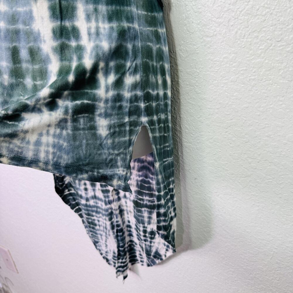 Hard Tail Forever Y2K Top Women Small Tie Dye Hi Low Tunic Modal Boho Flowy USA - Picture 8 of 14